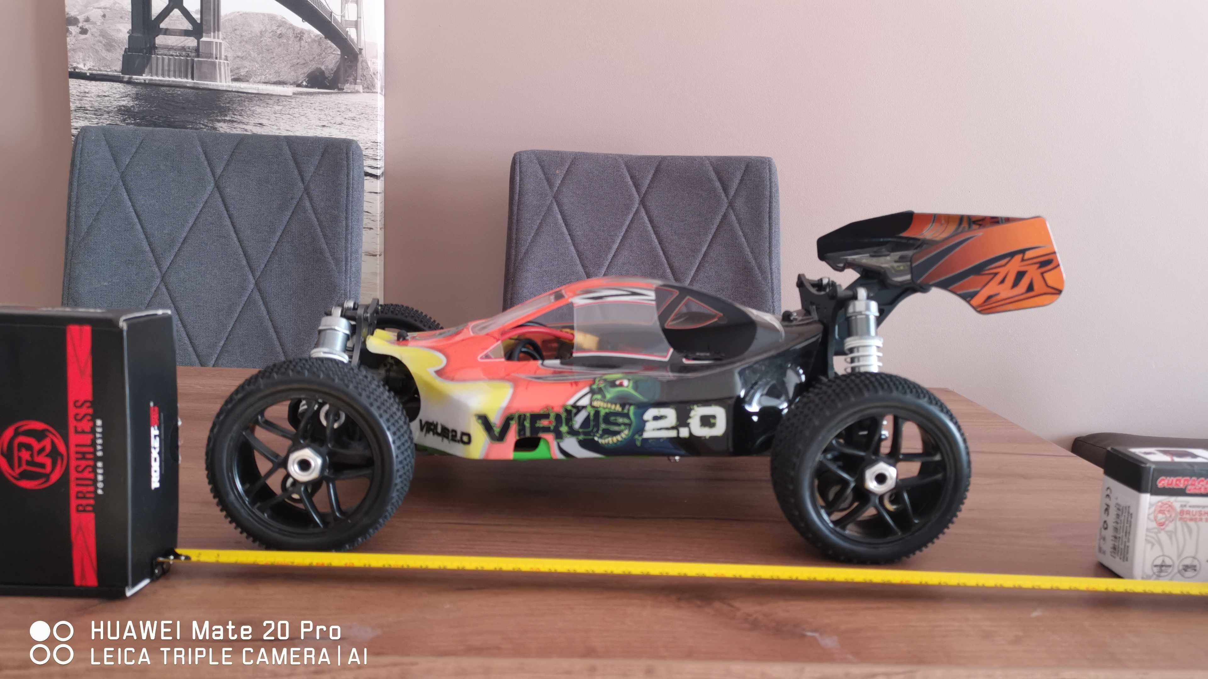 Virus 2.0 buggy 4x4 1/8  Model RC Ansmann Racing bruschless 1800w 6s