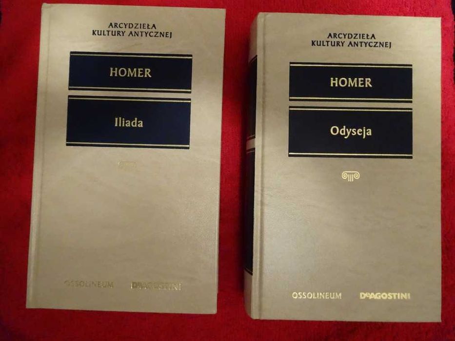 HOMER- Iiada + Odyseja _Arcydzieła Kultury Antycznej _Ossolineum