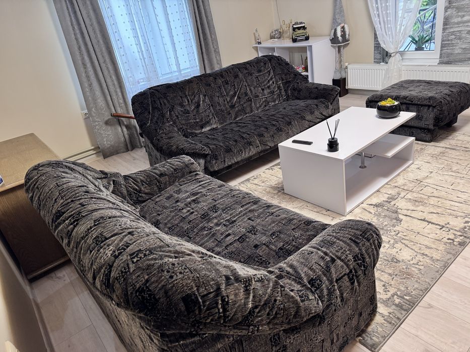 Диван двійка пуф