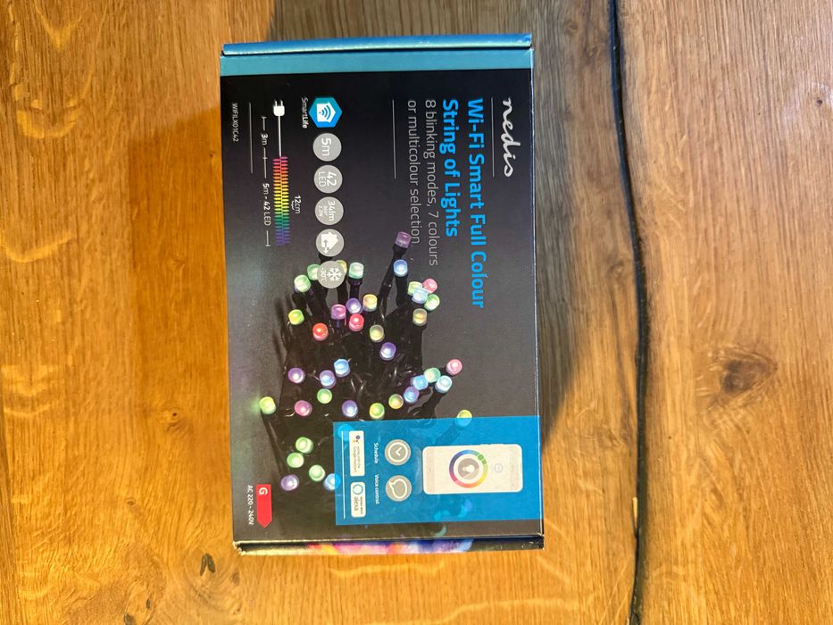 Fita de Luzes Nedis Wi-Fi – Full Colour RGB, 5m