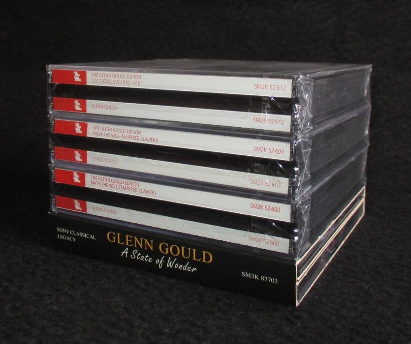 Colecção de CDs Glenn Gould Música Clássica Bach