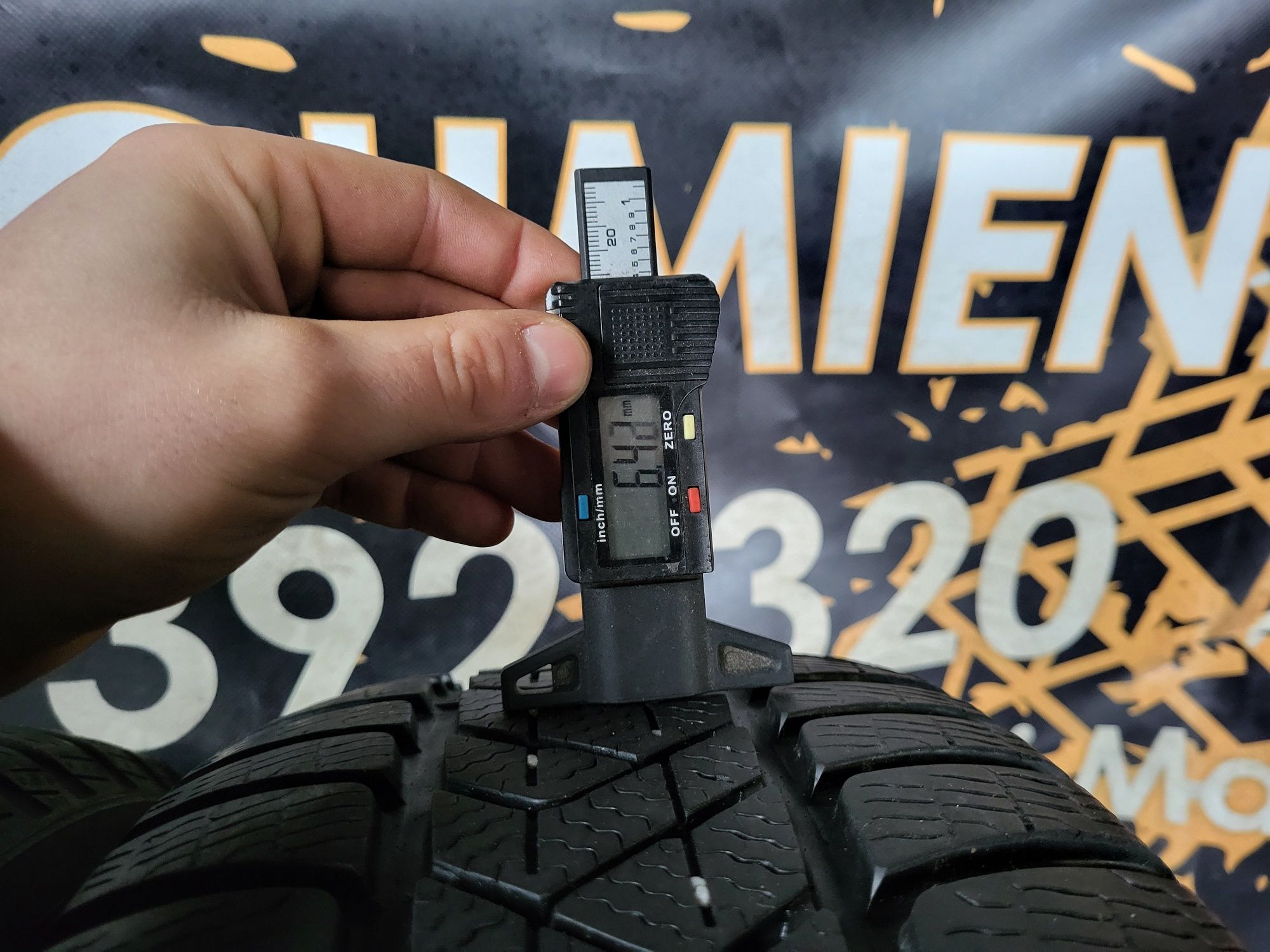 Opony zimowe 205/60/16 Pirelli 6,4mm