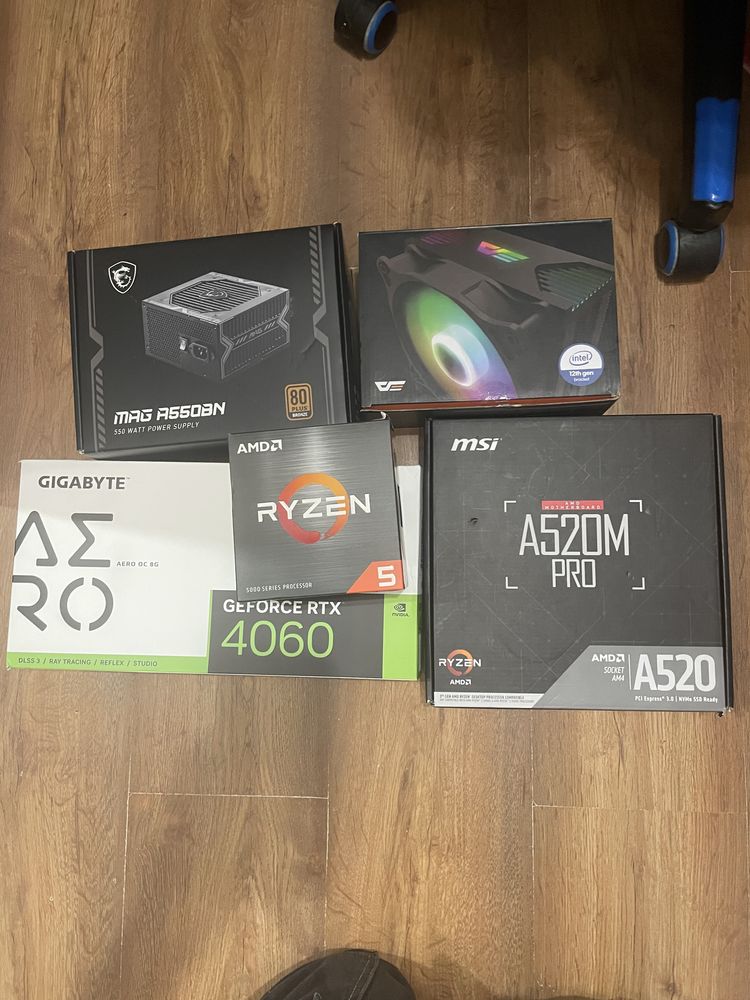 Komputer gamingowy rtx 4060 ryzen 5 5600 krux vako