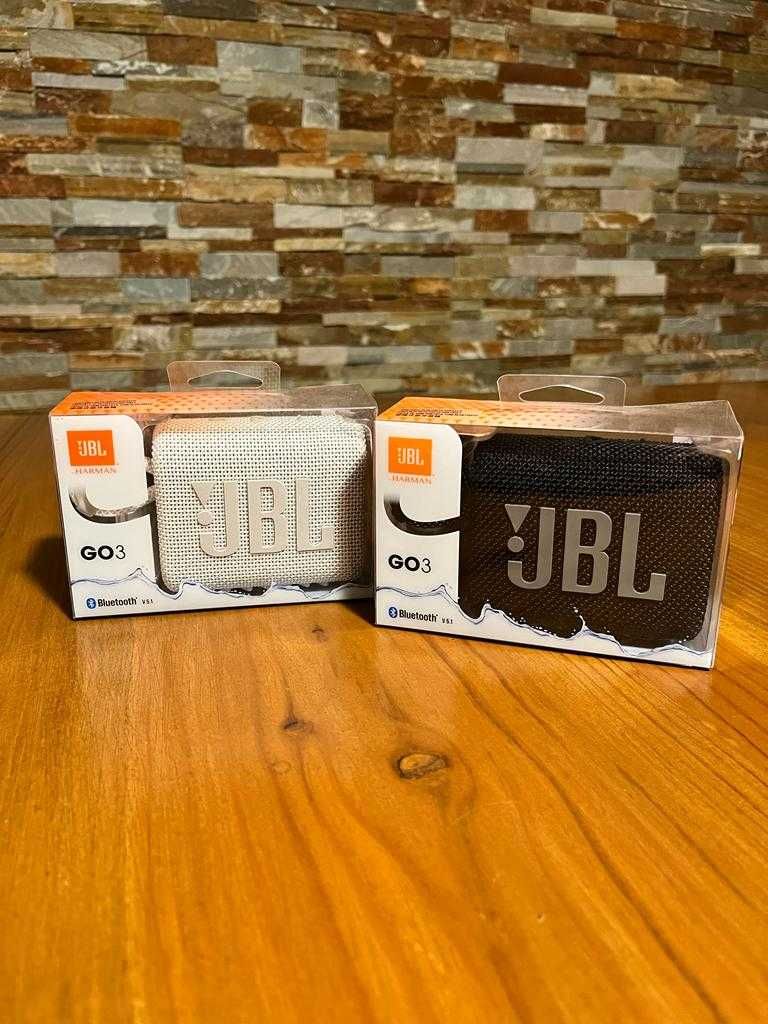 Coluna Portátil JBL Go 3 Branco