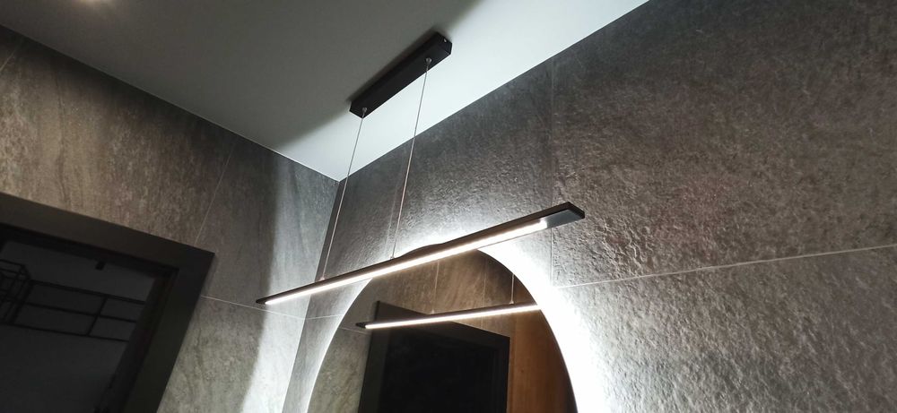 Lampa LED czarny mat
