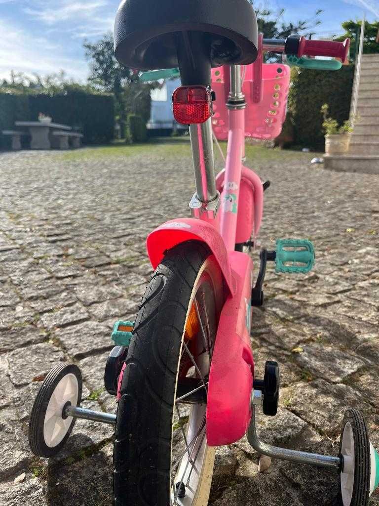 Bicicleta 14 polegadas 500 Unicorn B'TWIN 3-5 anos