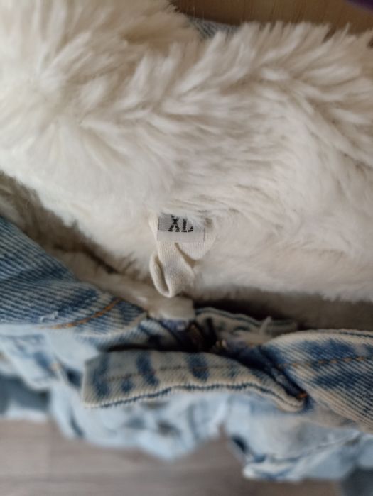 Джинсова куртка зимова р.XL