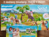 Playmobil 70330 + 70331 Mustang Turniej nad rzeką Przygoda powietrzu