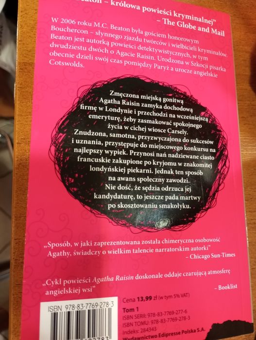 Książka seria kryminałów tom 1