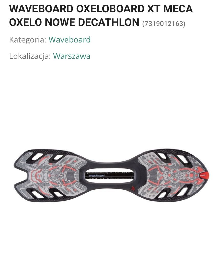 Waveboard oxelo XT