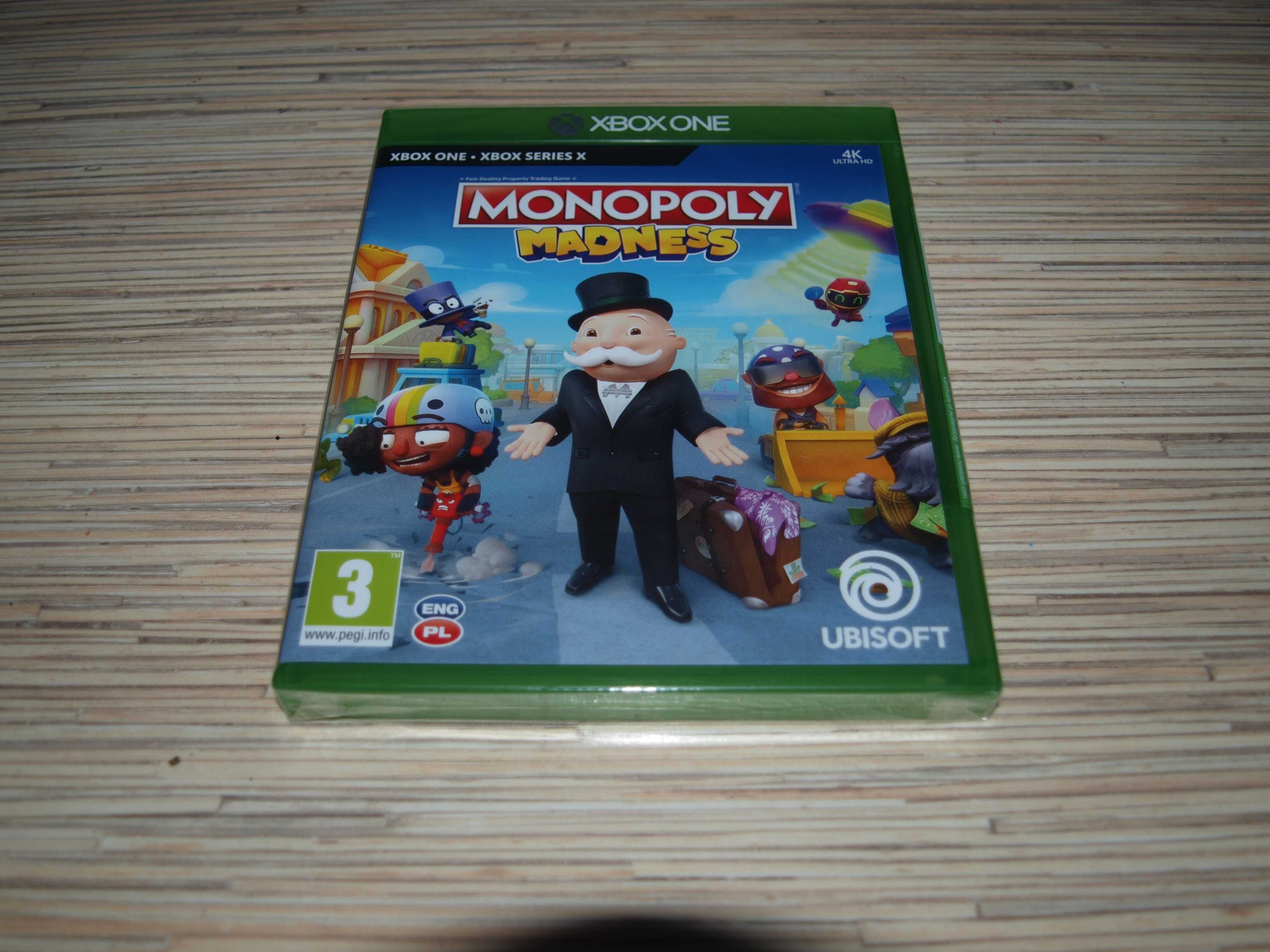 Gra dla dzieci Monopoly Madness PL xbox one series x nowa we folii!!