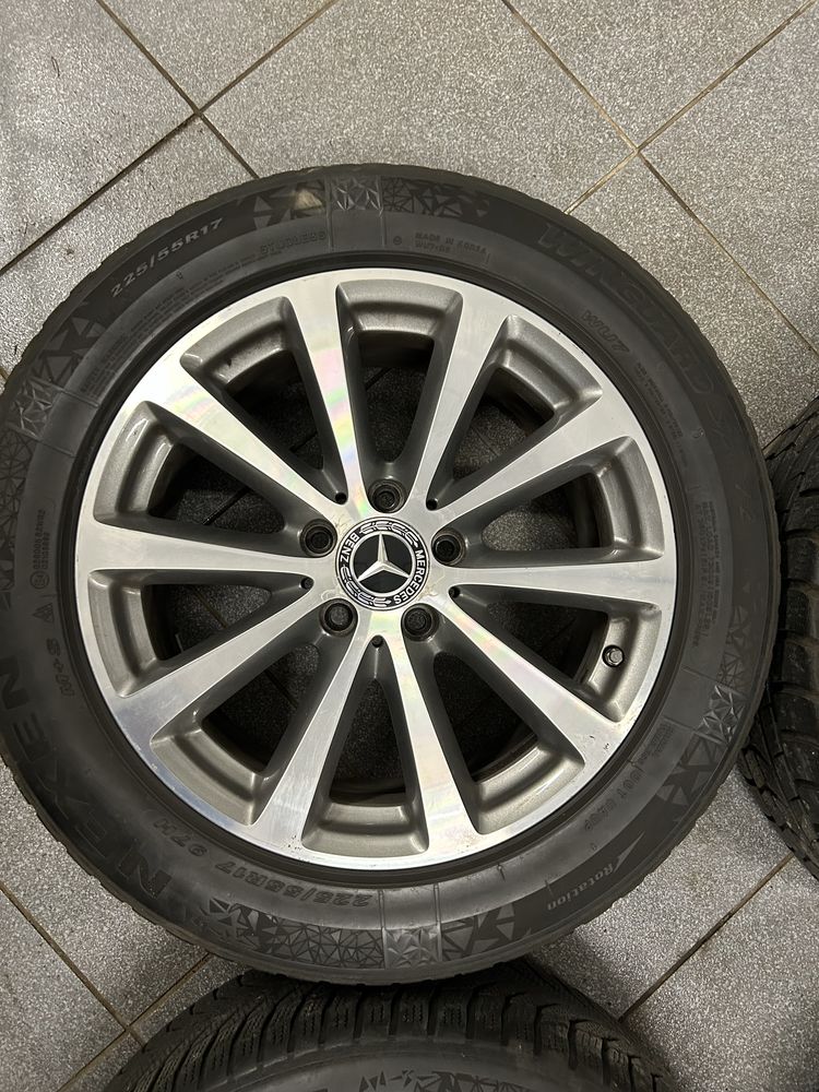 KOŁA ZIMOWE MERCEDES E W213 225/55/17 orginalne felgi