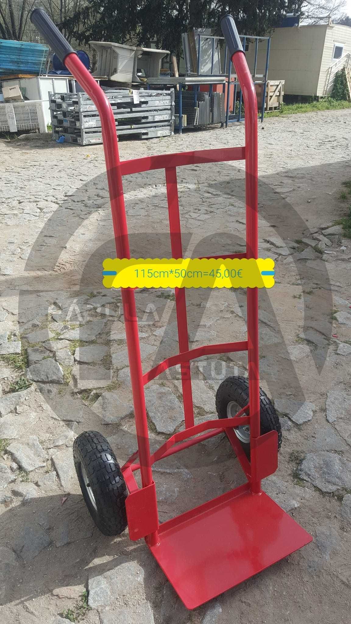 Carro rígido transporte 150kg