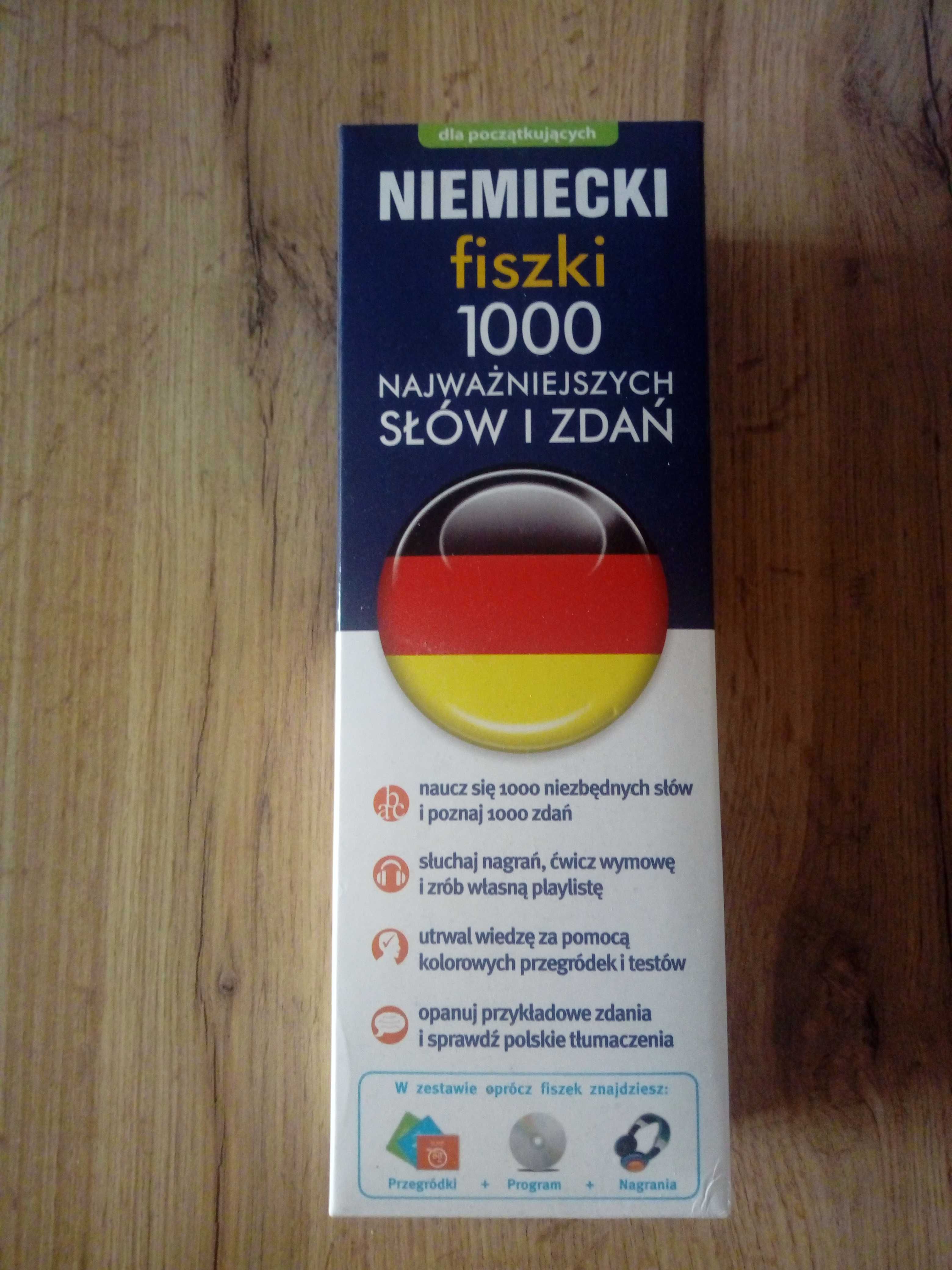 Sprzedam niemiecki fiszki 1000 najważniejszych słów i zdań