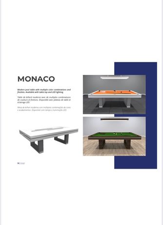 BilharesEuropa Fabricante ® Mod Monaco