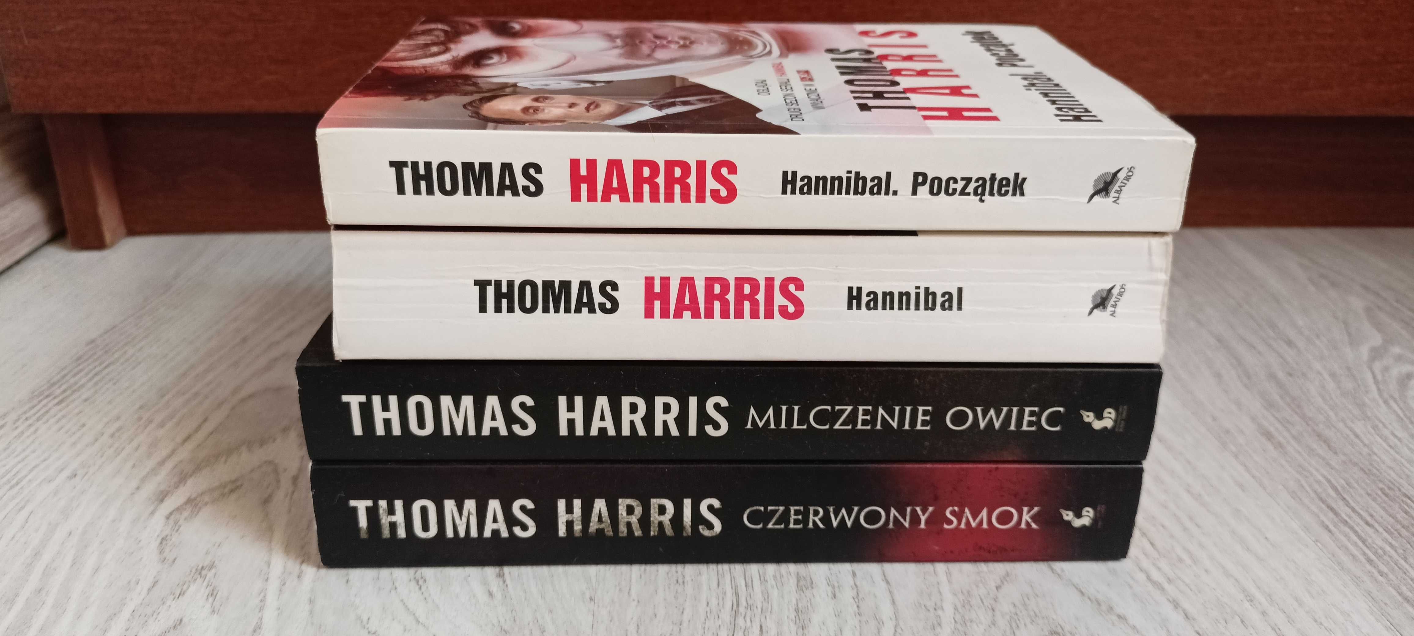 4x Thomas Harris Milczenie owiec + Hannibal Początek + Czerwony Smok