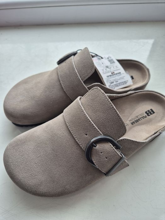 Шкіряні сабо Pull&bear