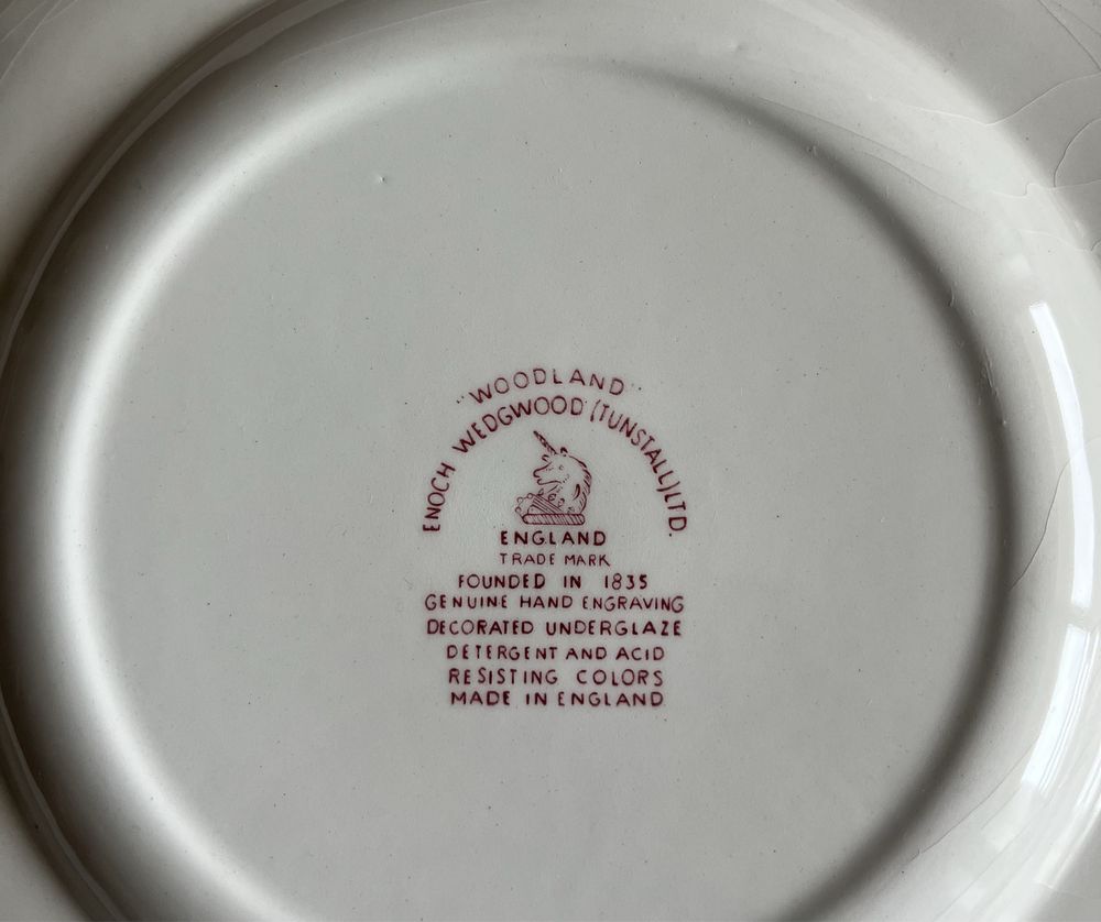 Serviço de jantar Enoch Wedgwood Woodland