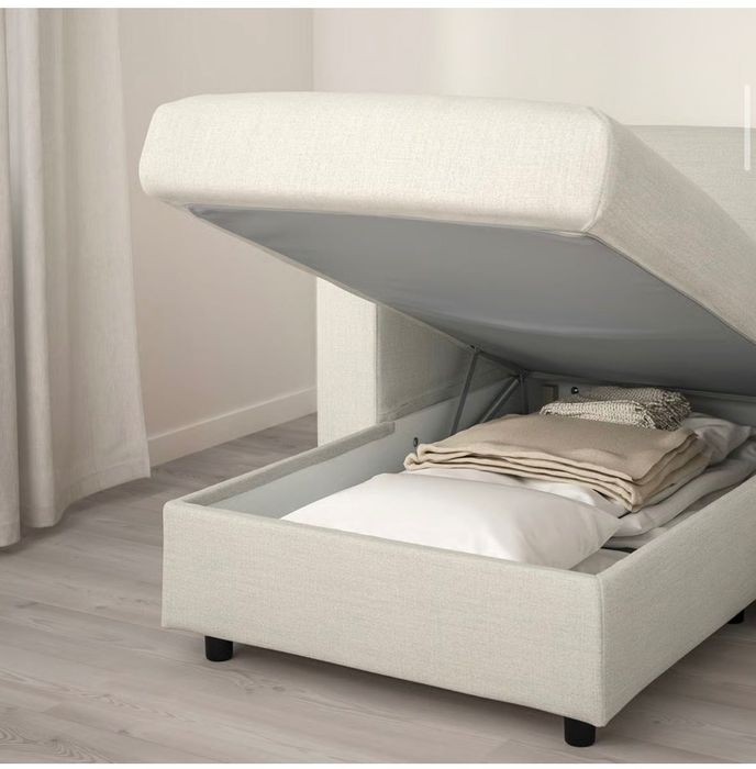 Vendo sofá branco, pele sintética chaise longue