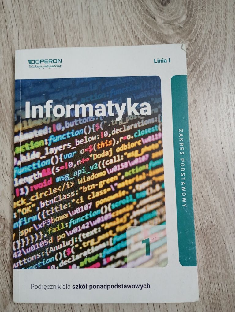 Informatyka. Klasa 1