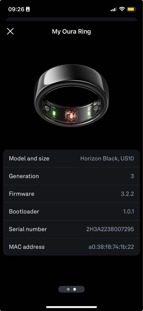 Oura ring 3 fintess tracker