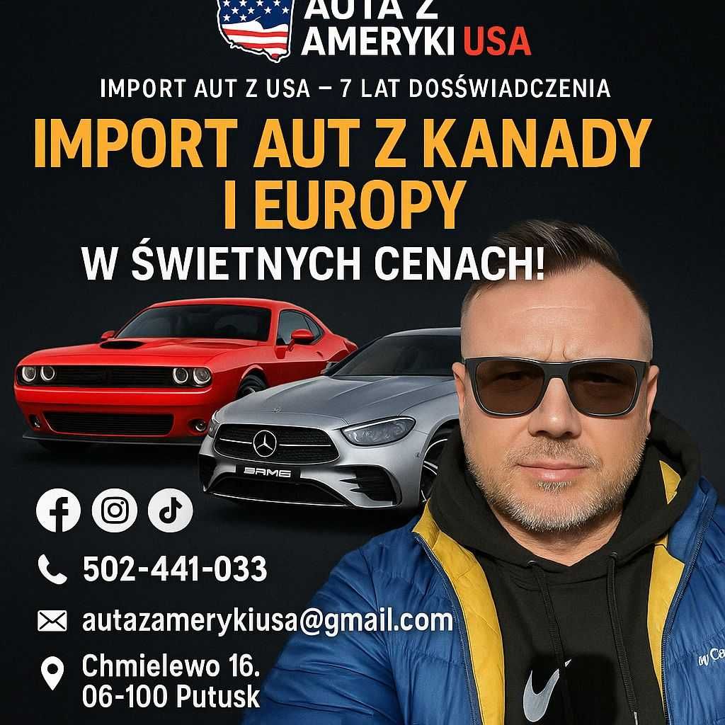 Import aut z USA, Kanady i Europy