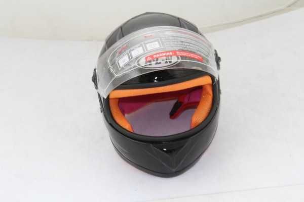 kask dziecięcy czarny dla dzieci na motor rower skuter na quada tani