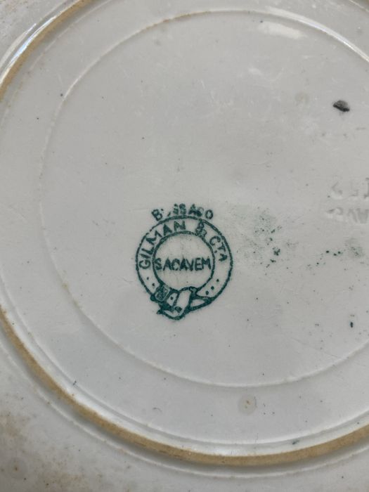 Prato ceramica antigo