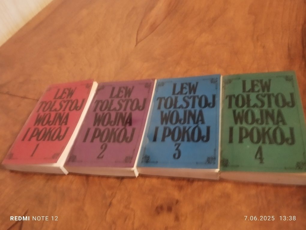 Lew Tołstoj Wojna i pokój 4 tomy