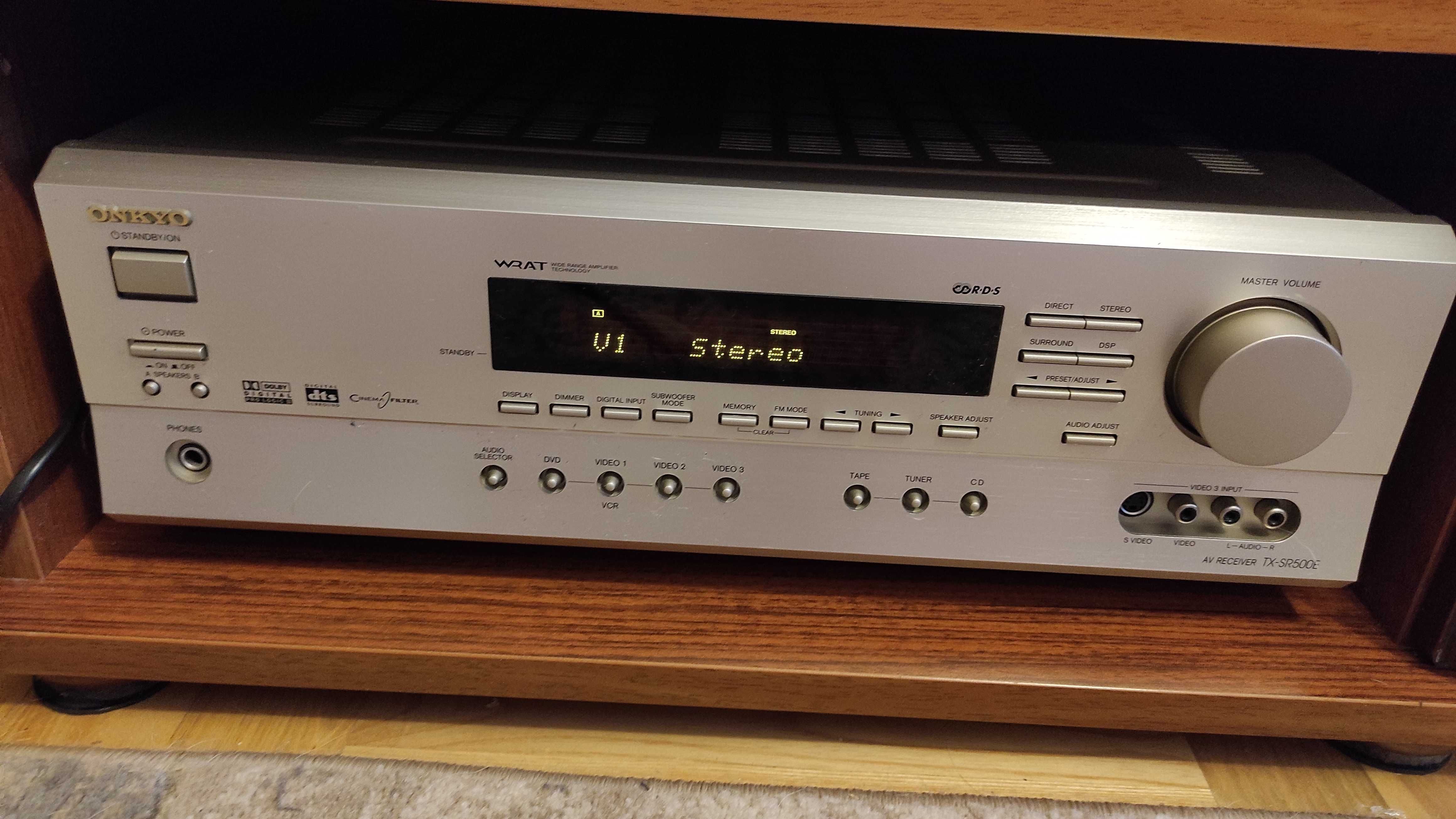 Amplituner Onkyo TX-SR500E 5.1  oryg. pilot