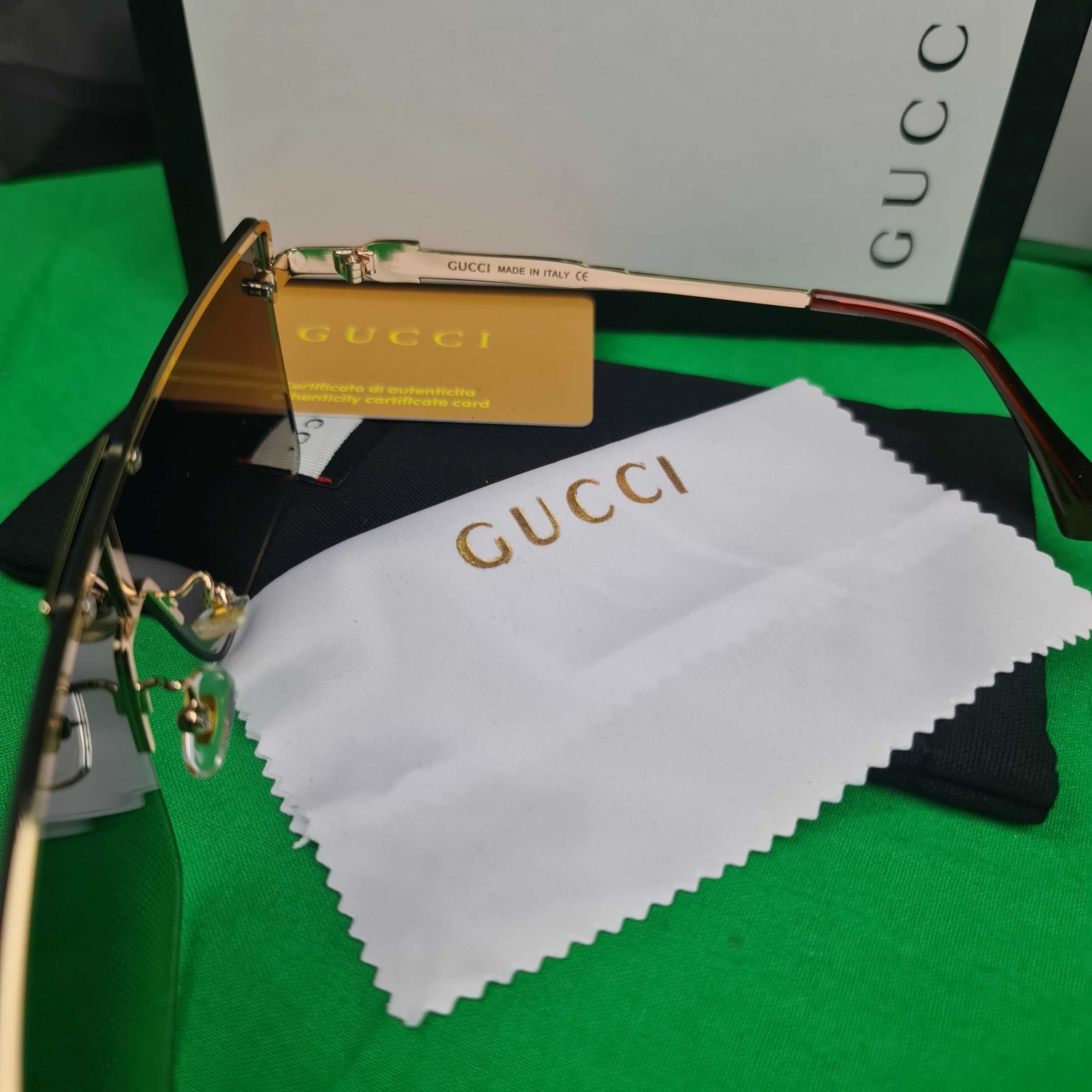 Okulary zestaw komplet meskie damskie unisex Gucci monogram Premium
