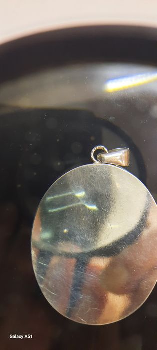 Srebrna zawieszka  kamea