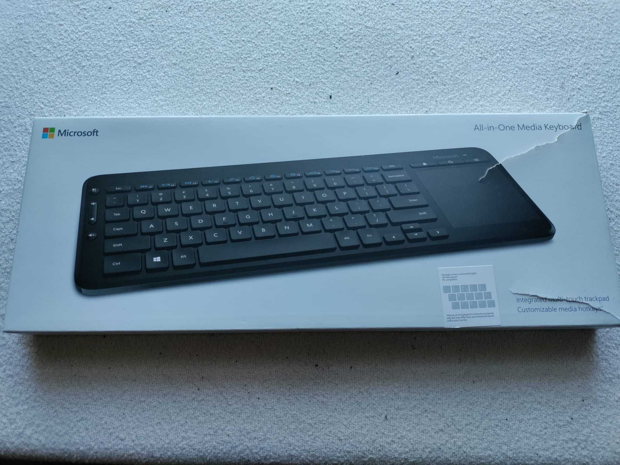 Bezprzewodowa klawiatura Microsoft All-in-One Media Keyboard