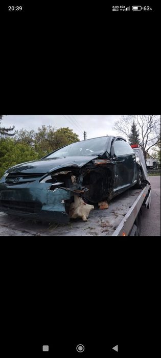 Розбираю, розборка honda civic 7 coupe