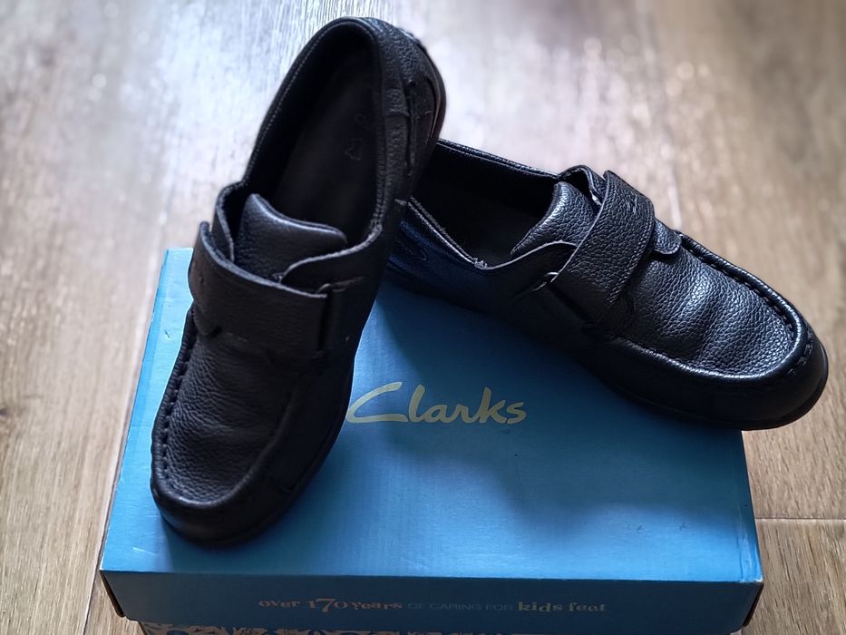 Напівчеревики дитячі шкіряні Clarcs, розмір 36