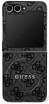 Etui Guess 4G Classic MagSafe na Samsung Galaxy Z Flip 7 - czarne