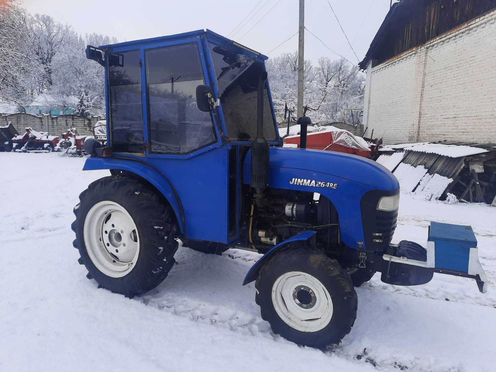Трактор JINMA 264 RE, повний привід, реверс, кабіна