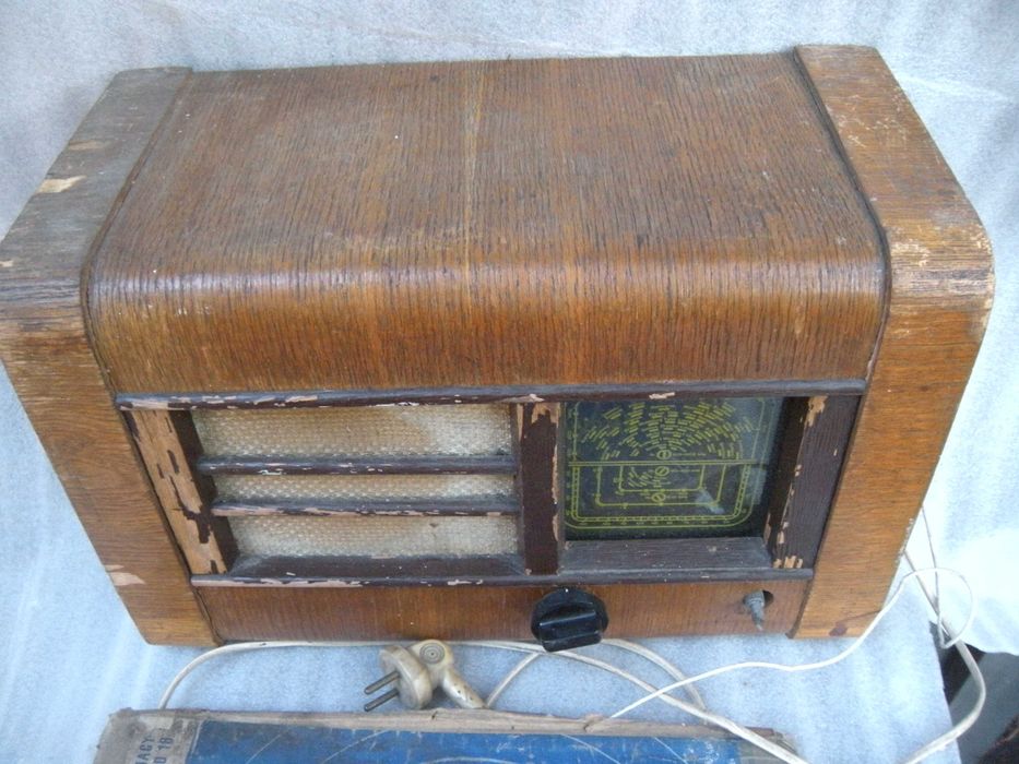 prl stare radio lampowe pionier mazur skala stalinogród