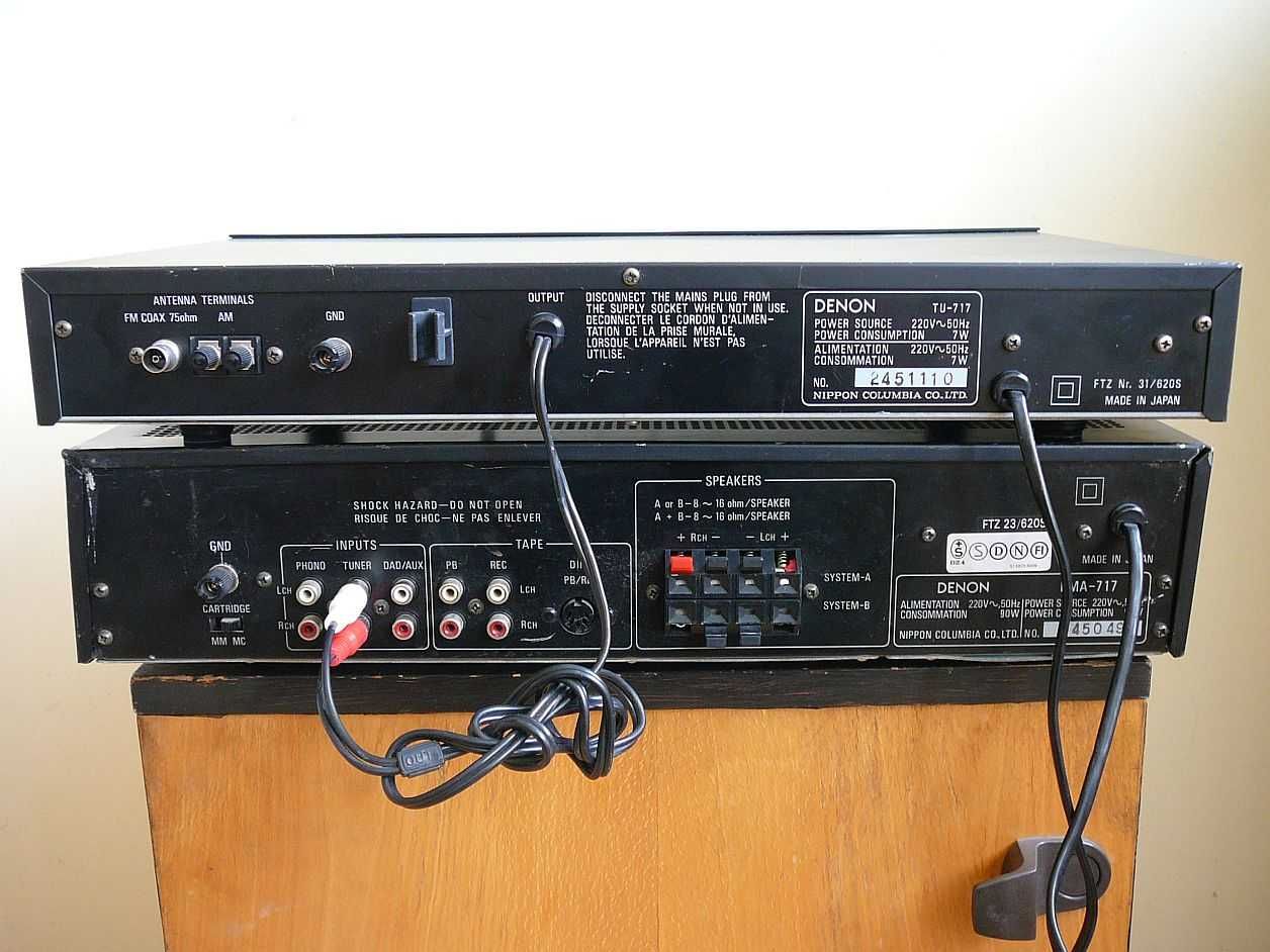 Wzmacniacz stereo Denon PMA-717 2x35W tuner gratis