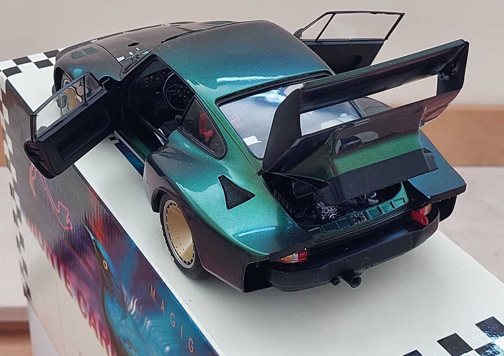 Miniatura Porsche 935 Turbo Standox Avus Galaxy Green 1976 EXOTO 1:18
