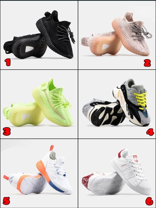 БЕЗ ПЕРЕДПЛАТИ‼️ Дитячі кросівки Adidas, Nike, Jordan / 26-35, ПРЕМІУМ