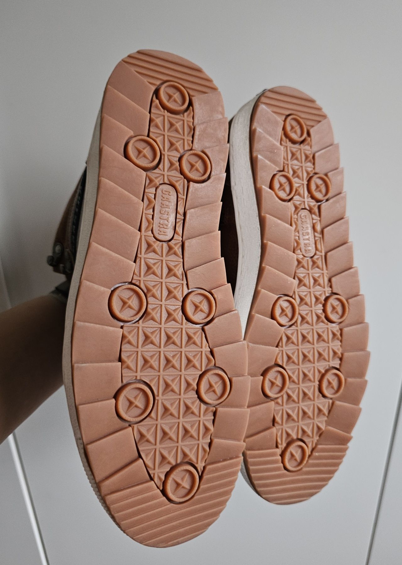 Nowe Gaastra buty ocieplane zimowe brązowe męskie 40 za kostkę półbuty