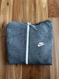 Szara bluza zapinana zip Nike - S