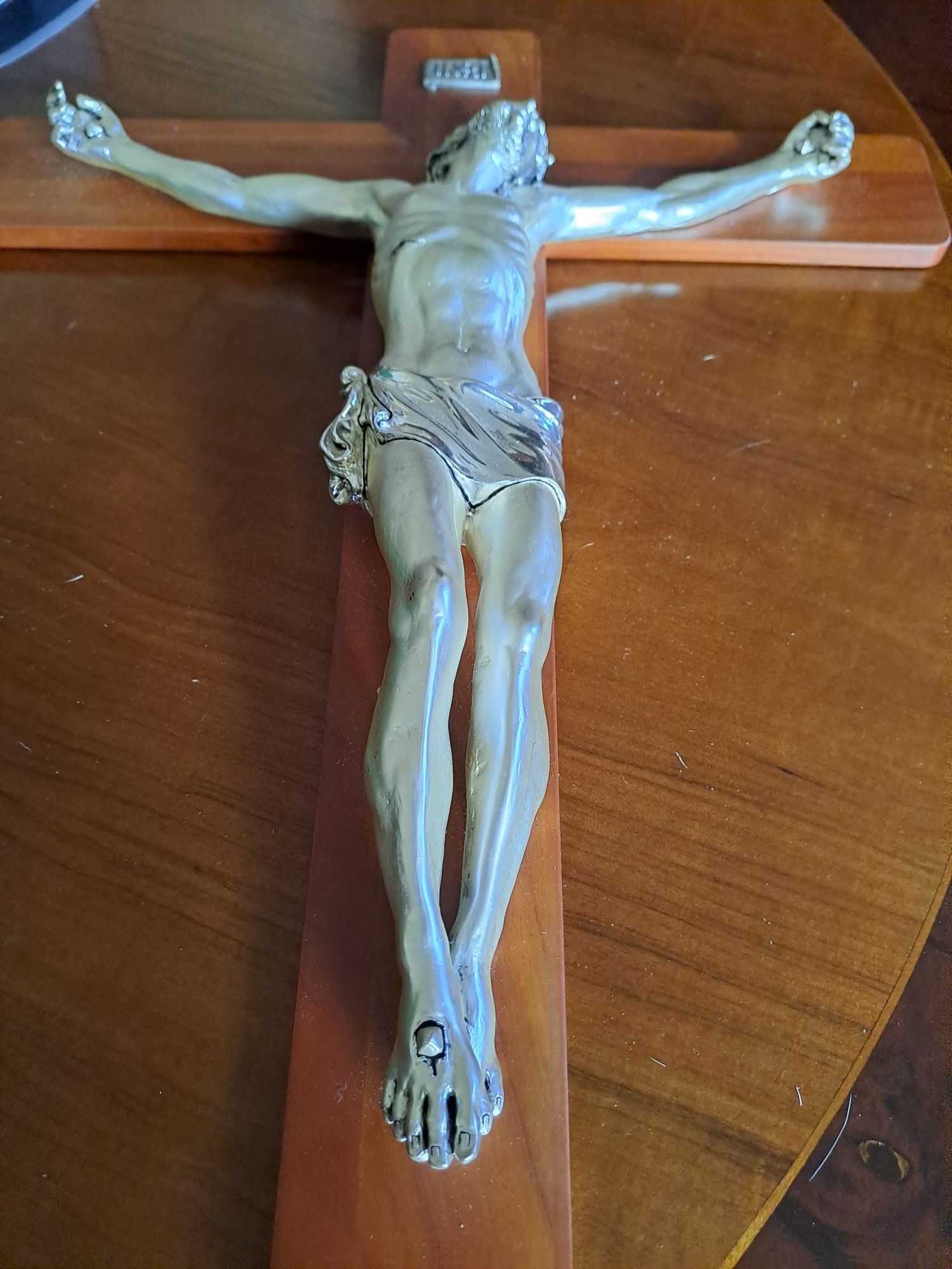 Crucifixo jesus cristo em argento/prata