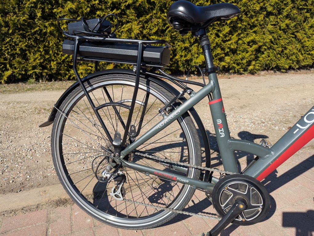 Rower elektryczny LOVELEC MAIA bateria 11,6 Ah, 36V, 250W.