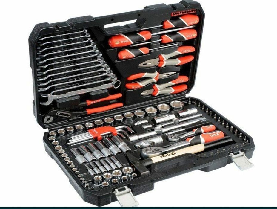 Yoto Ято Набор инструмента 
122шт.предметов 
YATO 1/4 1/2KPL. YT-38901