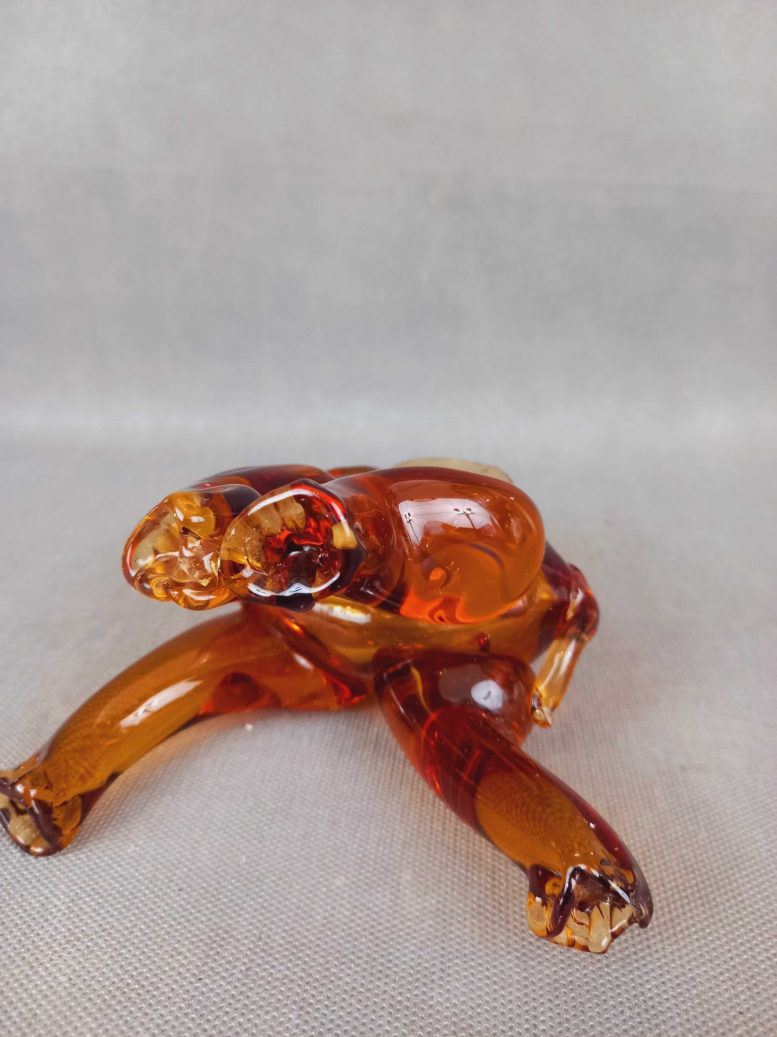 Słoń, figurka szklana ręcznie robiona wys. 18,5 cm