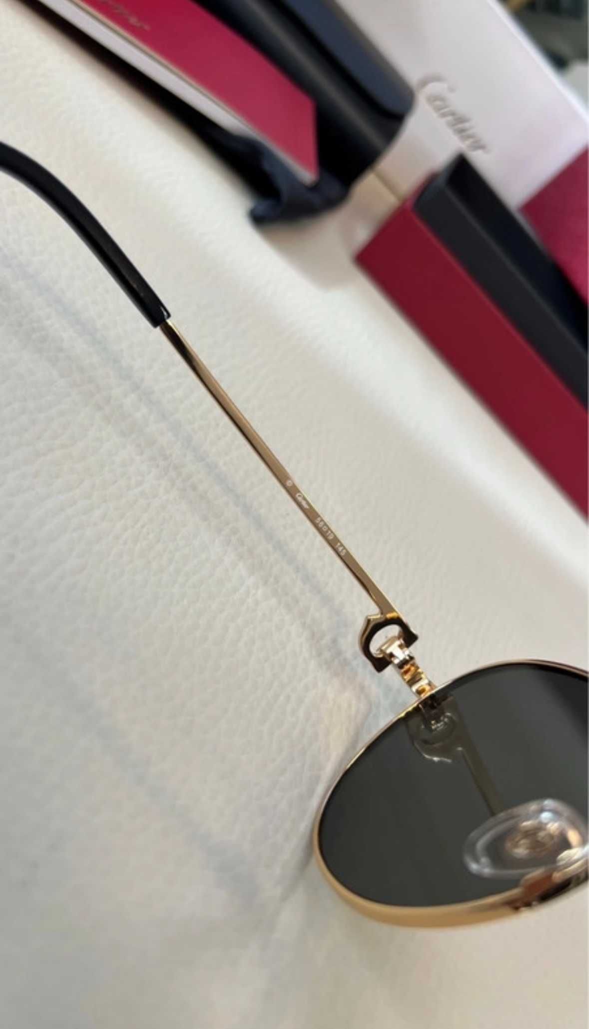 Okulary przeciwsłoneczne Cartier okrągłe