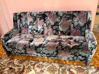 Wypoczynek komplet do salonu - sofa, fotele, pufy, stolik