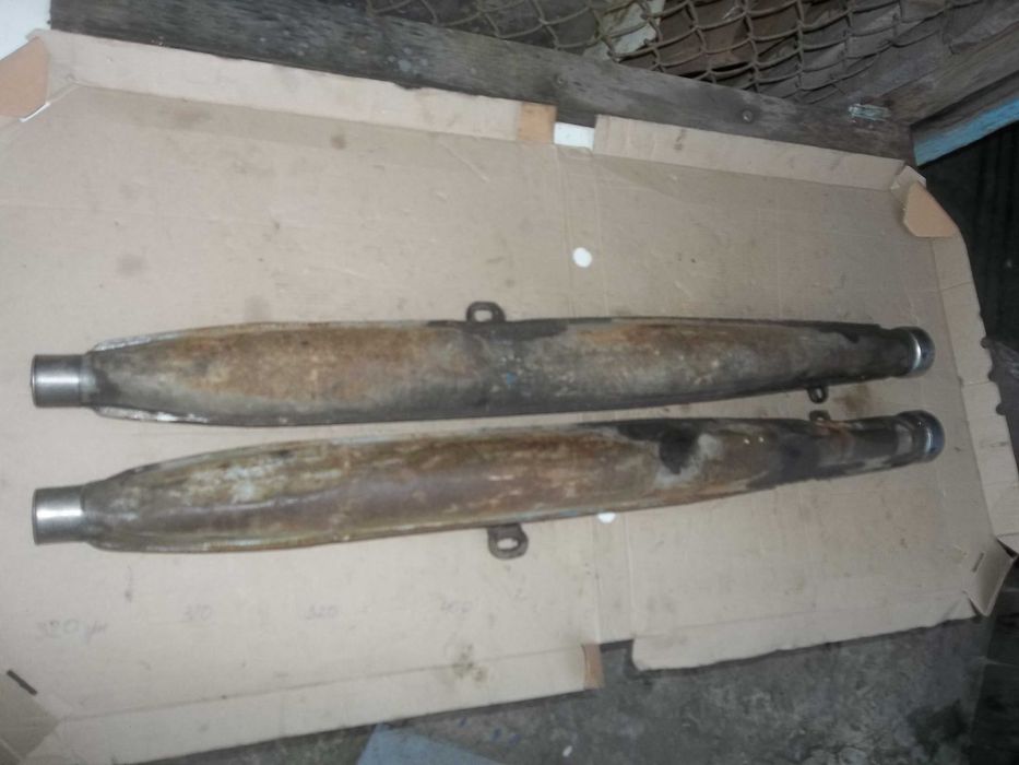Вихлопні труби мотоциклів К750,Іж49,Іж56,М72,дирчик,В902,Гауя